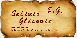 Selimir Glišović vizit kartica